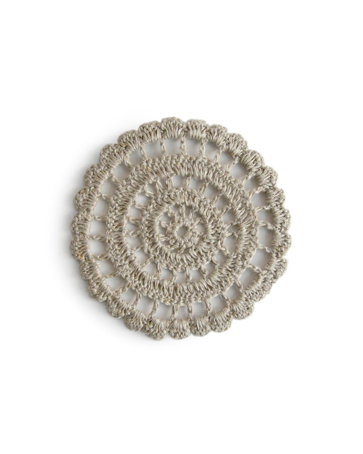 Rose Crochet Coaster