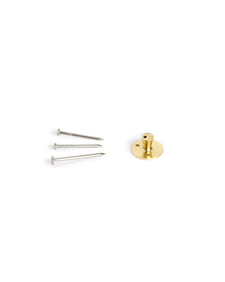 nails and brass pin for hanging ihada pole star clock