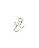 Matureware brass pipe s hooks large