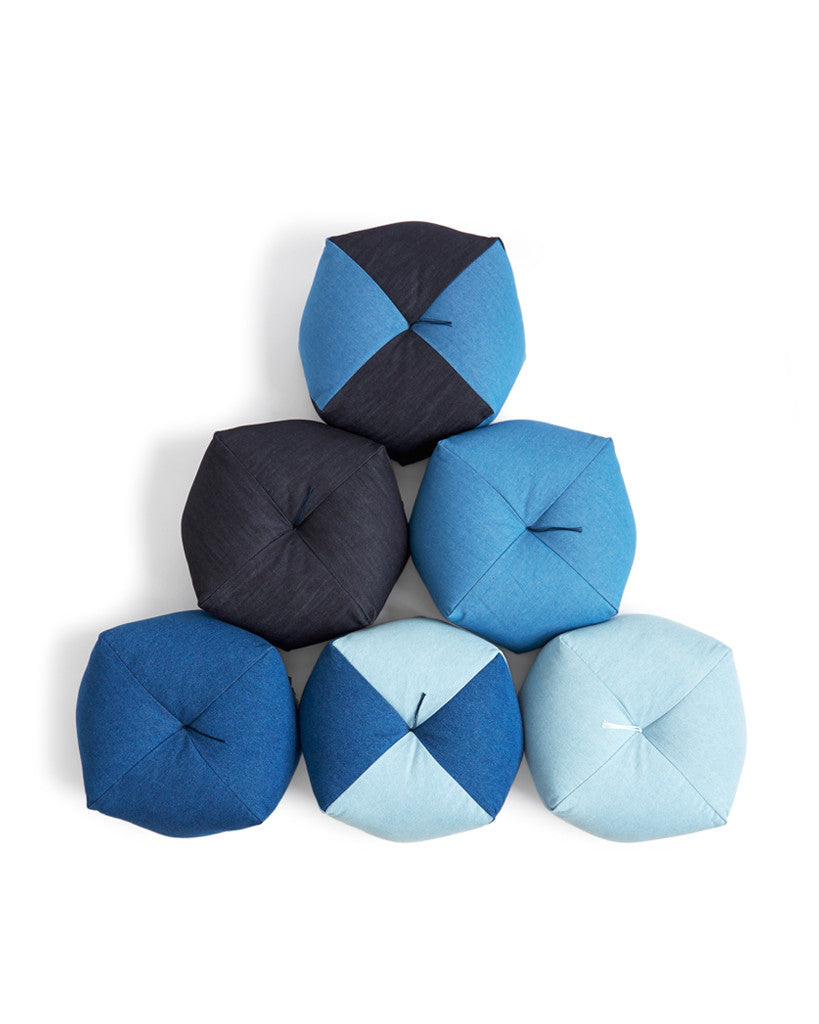 Denim Pillow - "Julianne" (OUT OF STOCK)