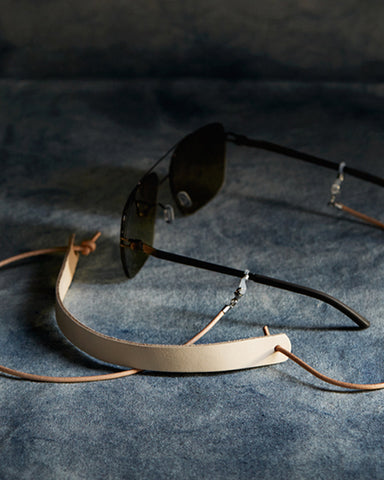 "Glass Cord" Leather Eyewear Strap