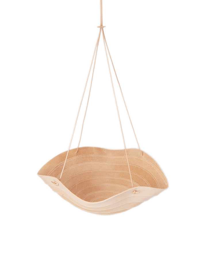 Leather Hanging Basket