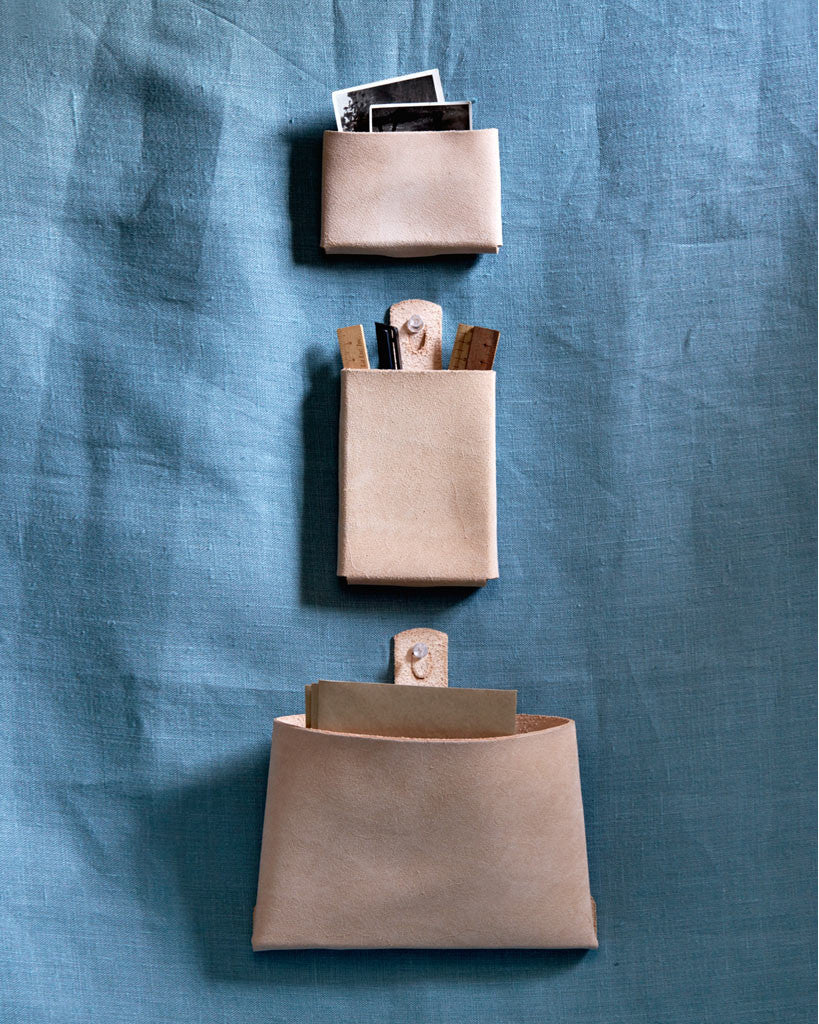 Leather Wall Pocket - Card