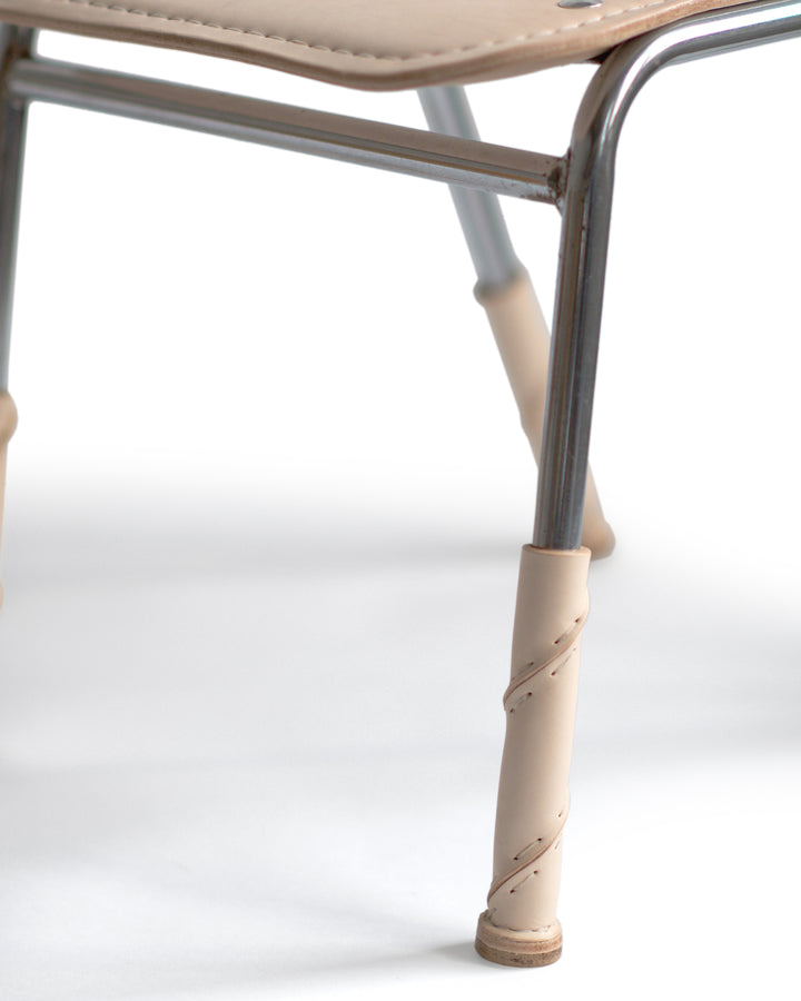 Hender Scheme Leather Toddler Chair for Nalata Nalata detail of upholstered leather feet