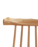 Detailed image of the Kinoe Kids Chair showing the wood grains on the handle.