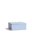 Porcelain Box - Blue Stripe