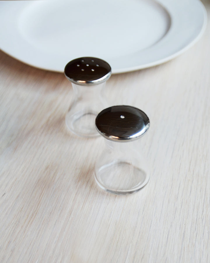 Glass Salt and Pepper Shakers