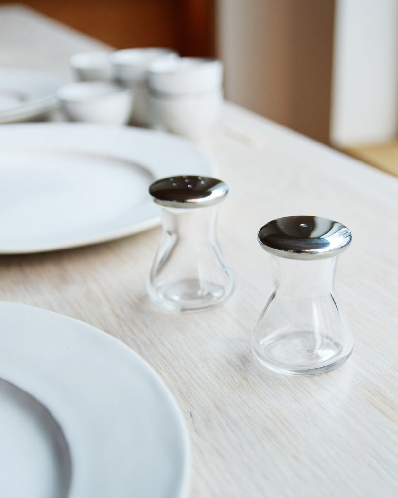 Glass Salt and Pepper Shakers