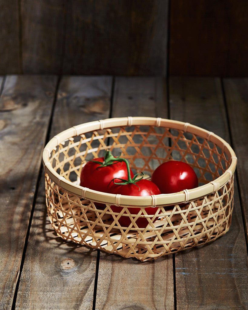 'Mutsume' Woven Bamboo Basket - Large (OUT OF STOCK)