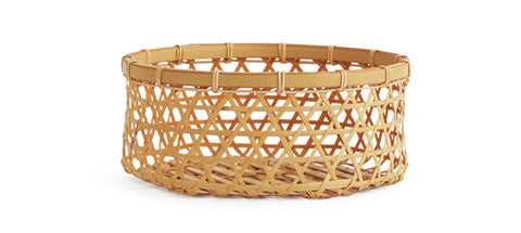 'Mutsume' Woven Bamboo Basket - Medium (OUT OF STOCK)