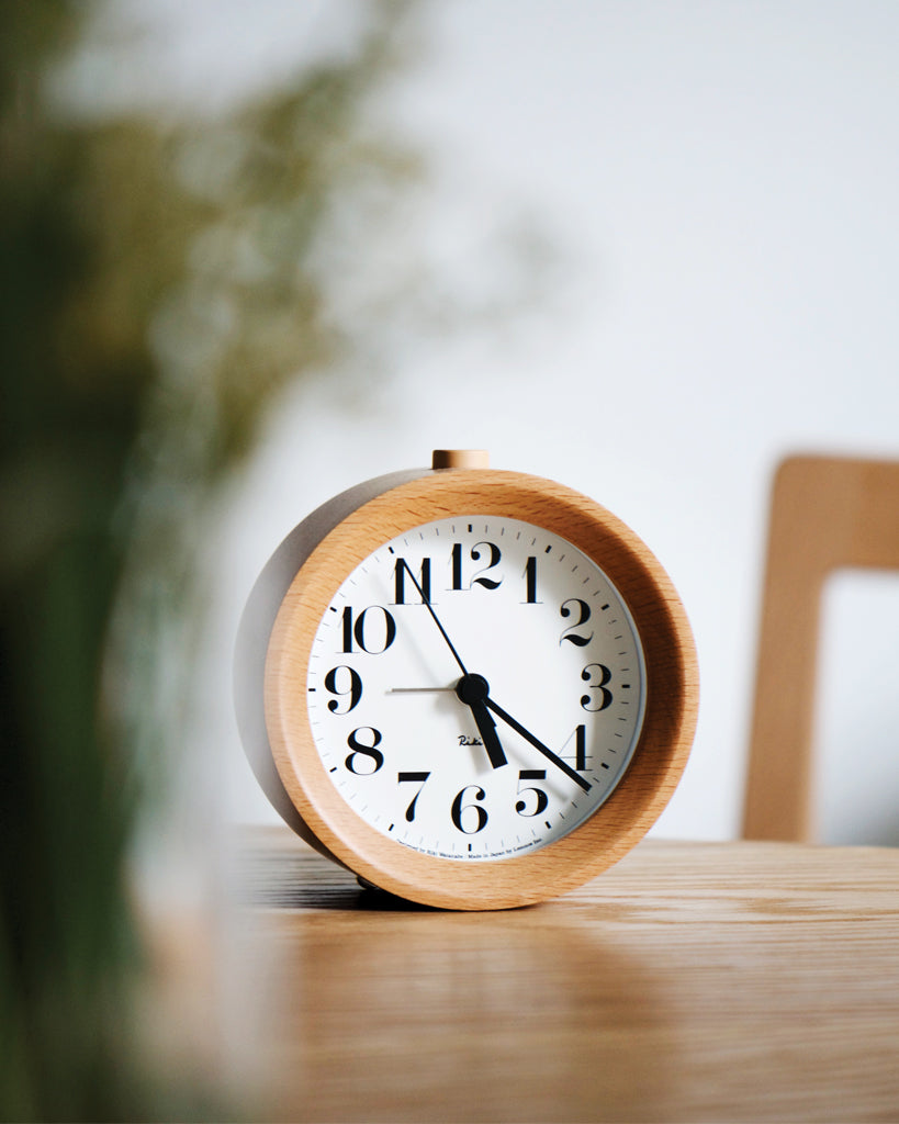 Riki Alarm Clock - Wood