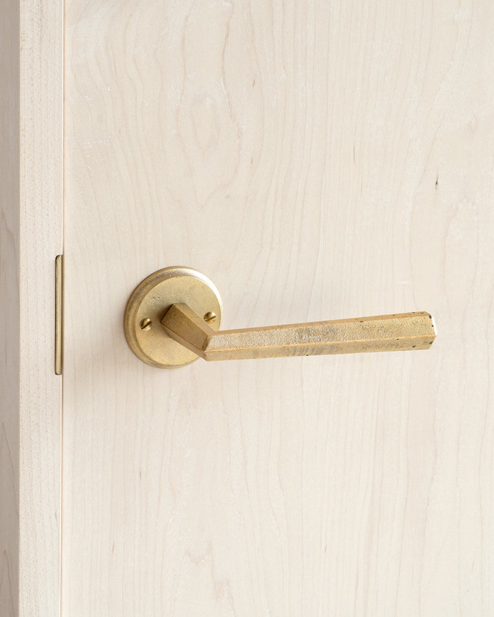 Door Handle and Mortise - 'Hexagon' Lever