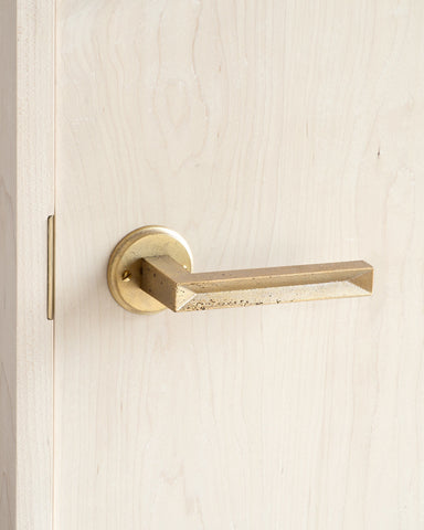 Door Handle and Mortise - 'Hollow' Lever
