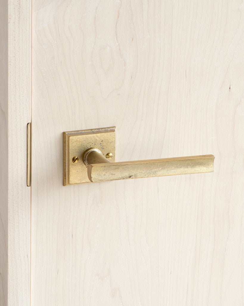Door Handle and Mortise - 'Curved' Lever