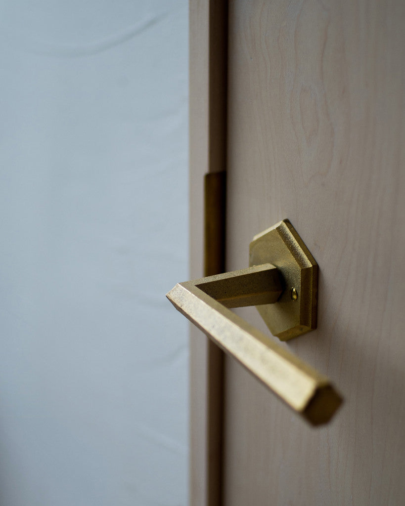 Door Handle and Mortise - 'Hexagon' Lever