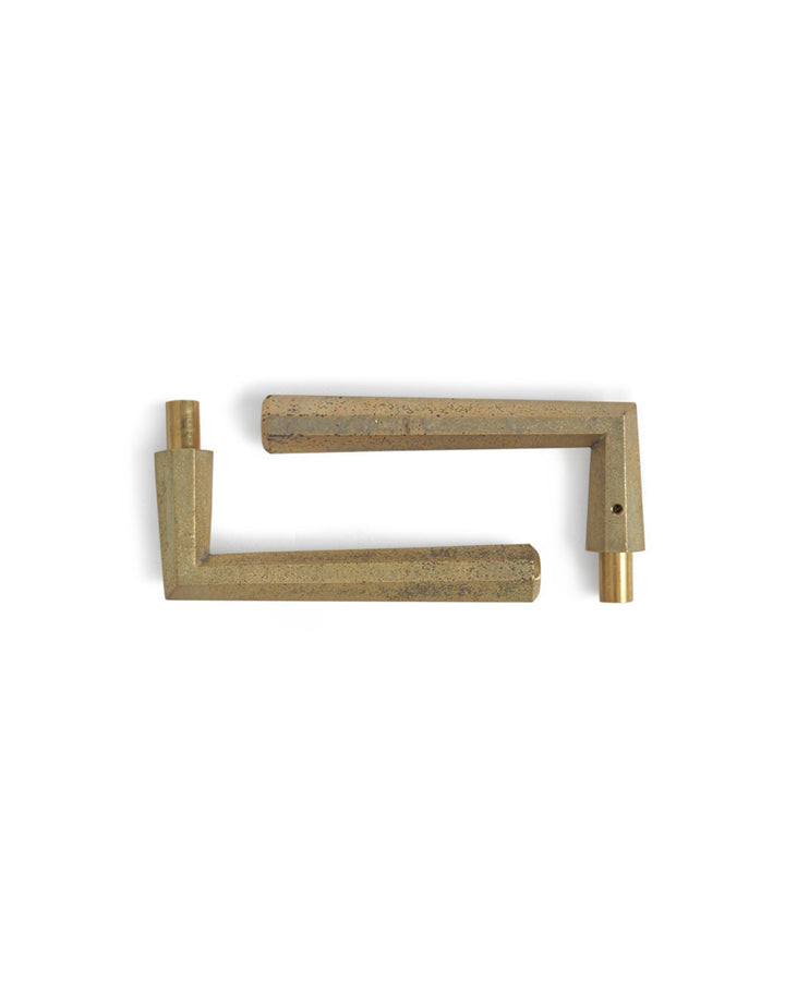 Door Handle and Mortise - 'Hexagon' Lever