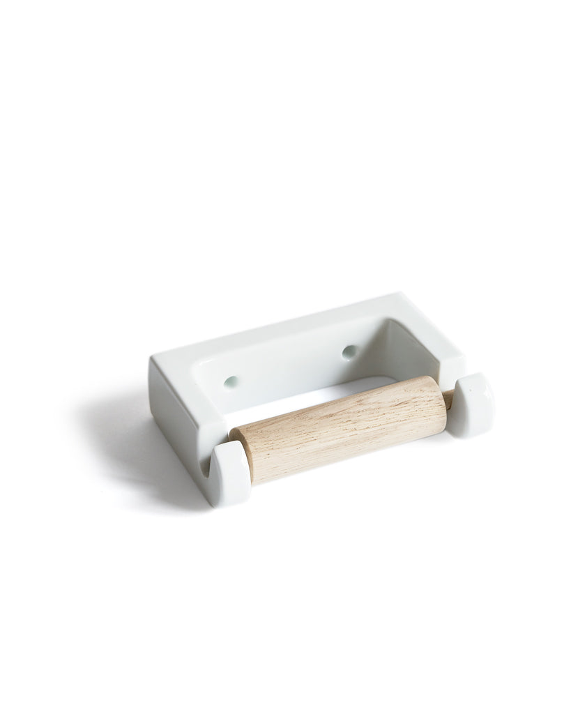 Toilet roll store holder ceramic