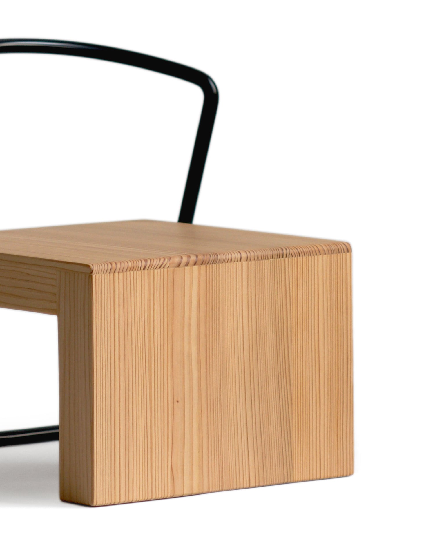 Detailed silhouetted image of the Tetsubo Children's Chair.