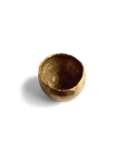 Top view of the Gold Chawan III against white background.