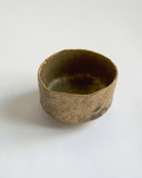 Gold Chawan XIII from a top view.
