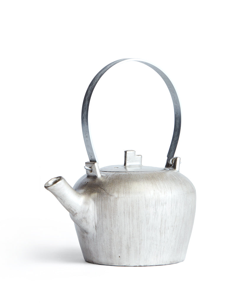 Silver Round Teapot