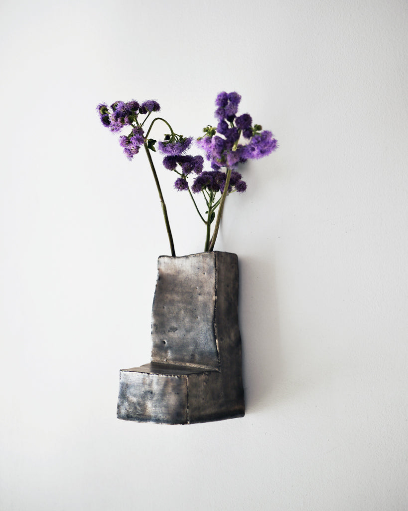 Silver Sculpture Vase - Small (OUT OF STOCK)