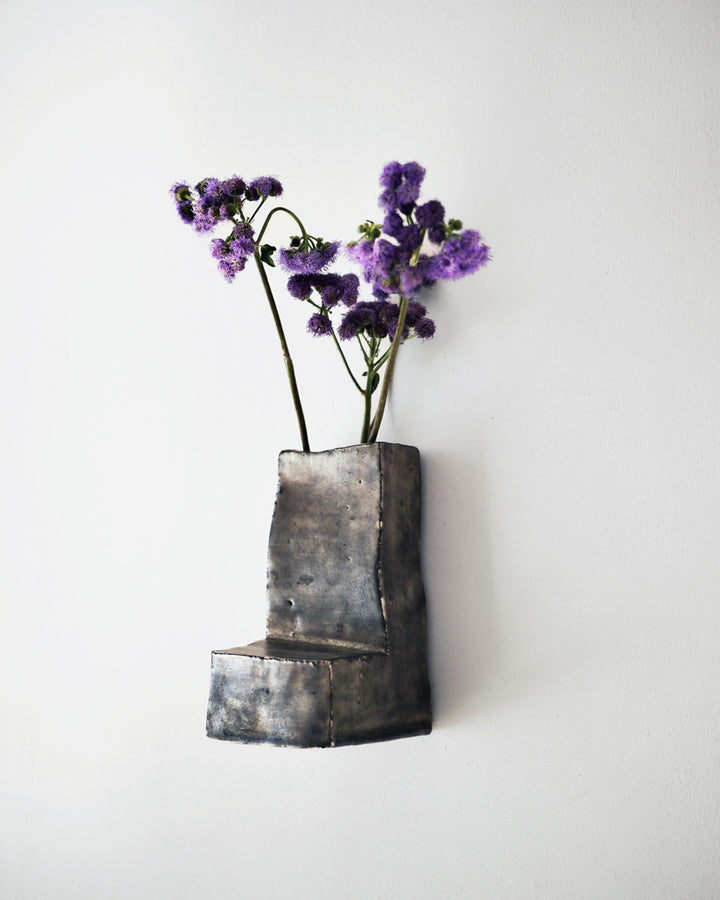 Silver Sculpture Vase - Small (OUT OF STOCK)