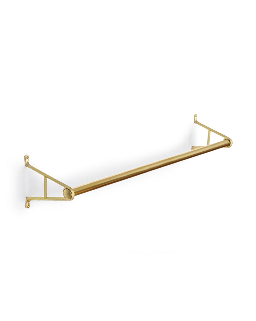 Matureware by Futagami Brass Pipe Bracket Set Large Bath Towel Bar