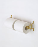 Matureware by Futagami Brass Pipe Bracket Set Small with two toilet paper rolls
