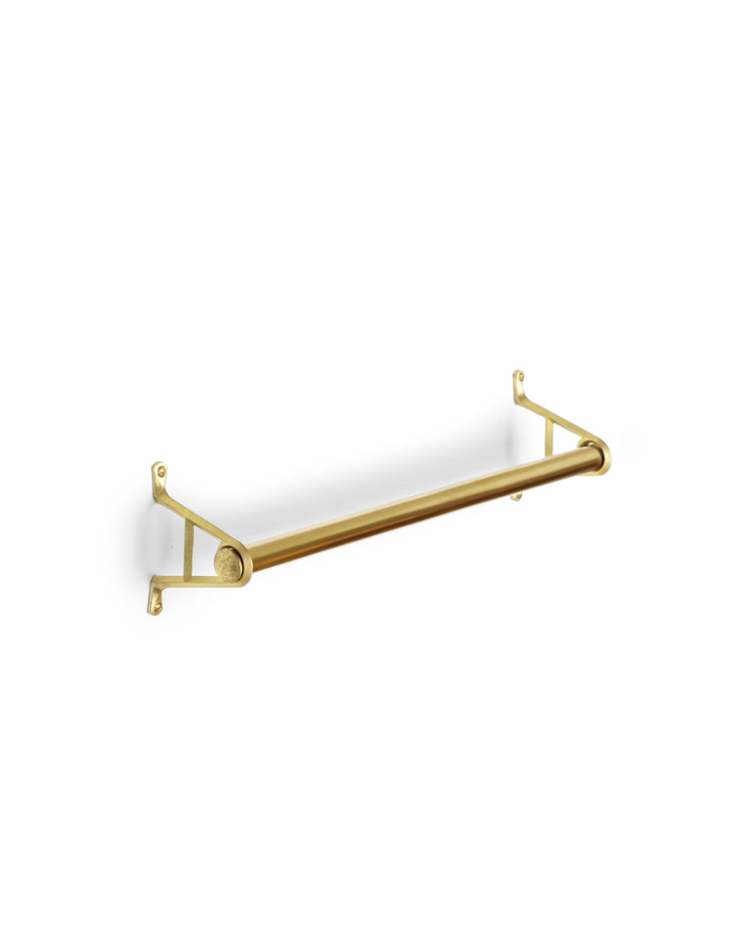 Matureware by Futagami Brass Pipe Bracket Set Small Face Towel Bar