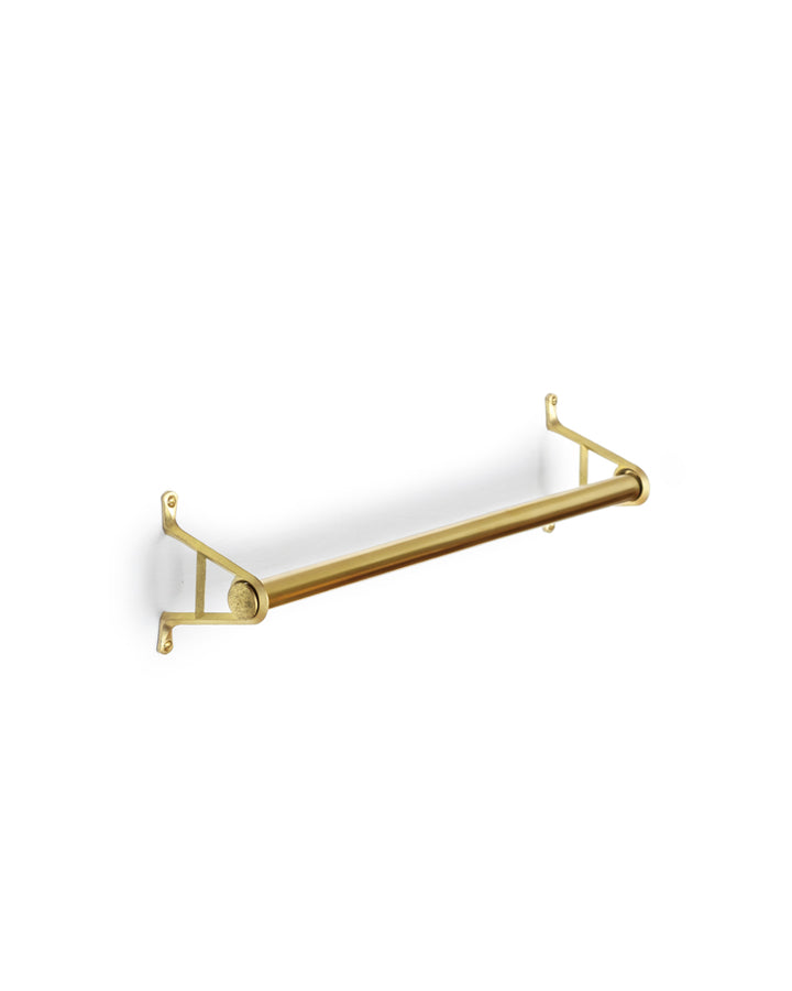 Matureware by Futagami Brass Pipe Bracket Set Small Face Towel Bar