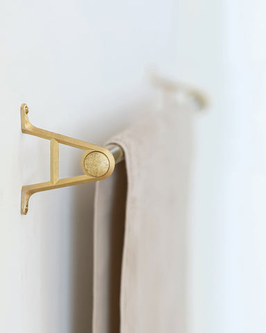 Matureware by Futagami Brass Pipe Bracket Set Small Detail with Towel