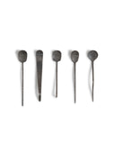 Hammered Steel Spoon - Hole Punched Line (OUT OF STOCK)