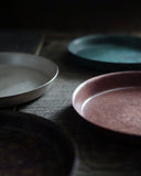 Oxidized Copper Dish - Red