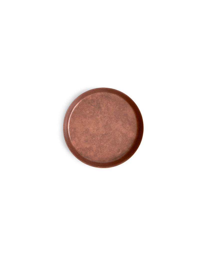 Oxidized Copper Dish - Pink