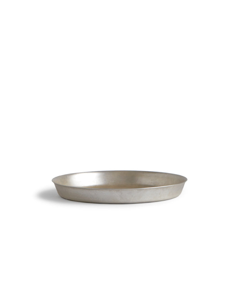 Oxidized Copper Dish - Silver