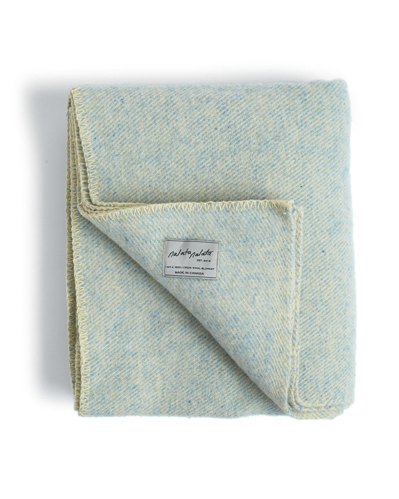 Wool Throw Blanket - "Afternoon"