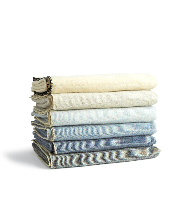 Wool Throw Blanket - "Night"