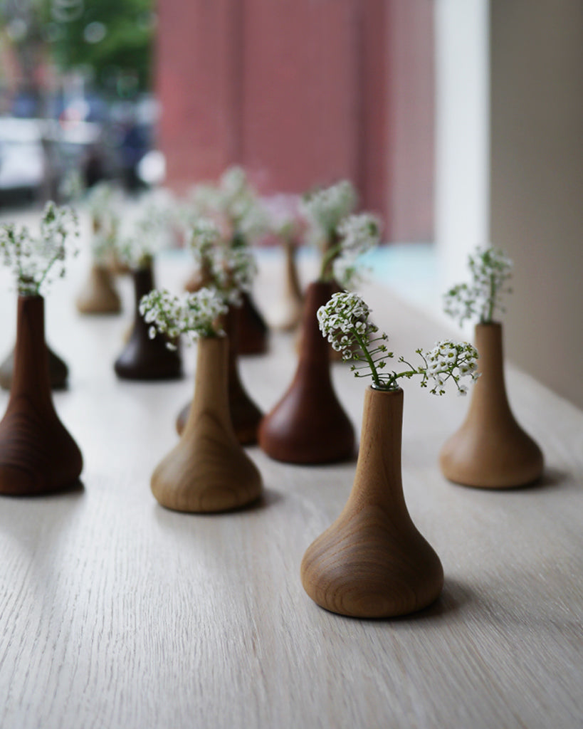 Wood Vase - Cherry Blossom