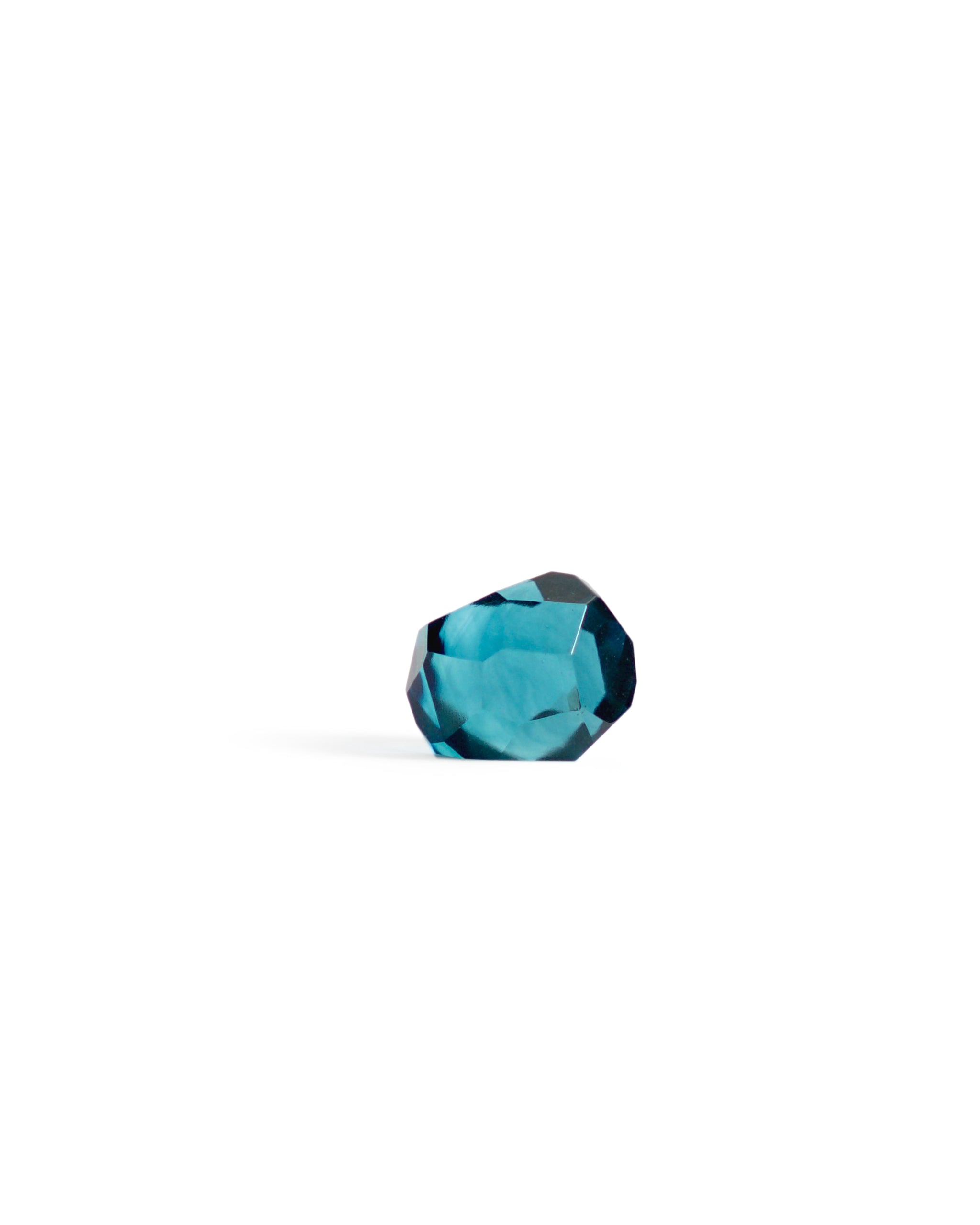 Reclaimed Blue Jewelry Cut Paperweight