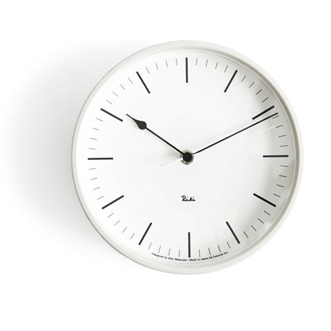Riki Steel Clock - Ivory White – Nalata Nalata
