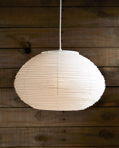 Washi Paper Pendant Lamp Shade - Half-Round