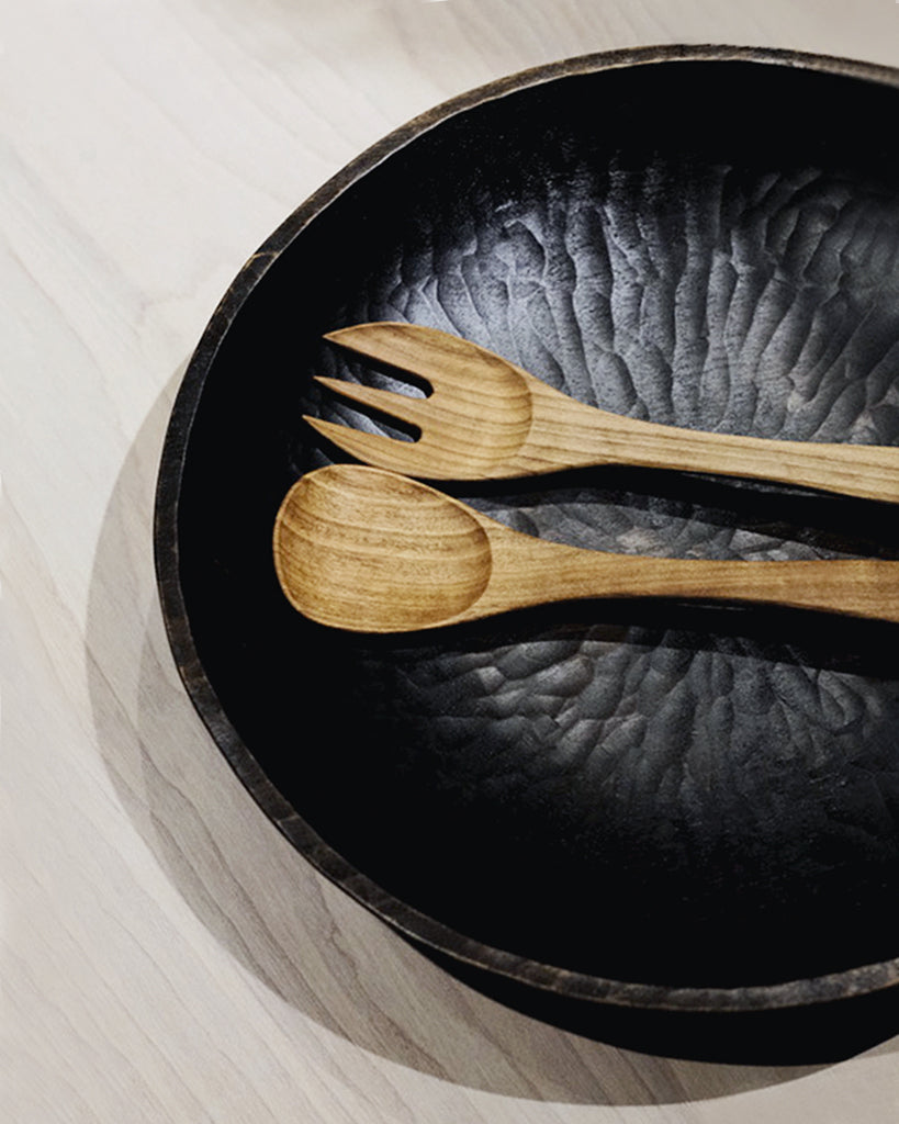Noir Large Shallow Bowl (OUT OF STOCK)