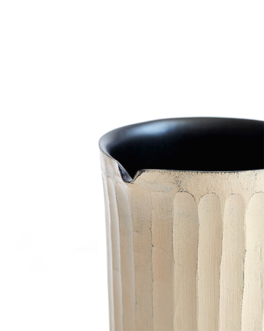 White Urushi Shinogi Pitcher