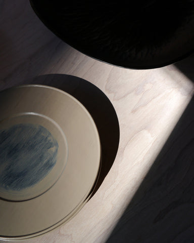 White Urushi Rimmed Plate (OUT OF STOCK)