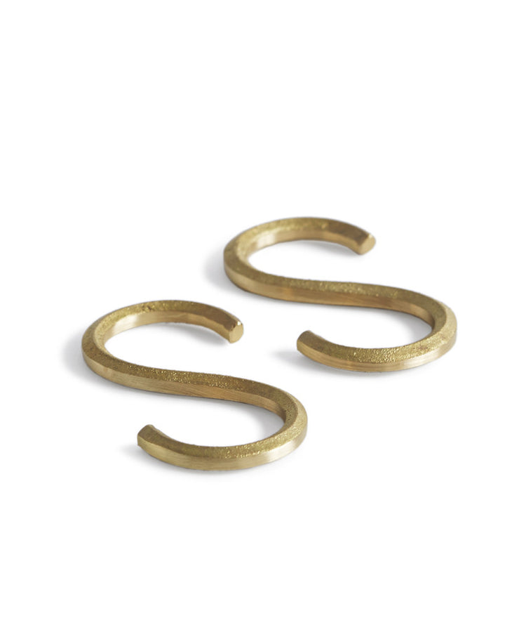 Brass S-Shaped Hooks