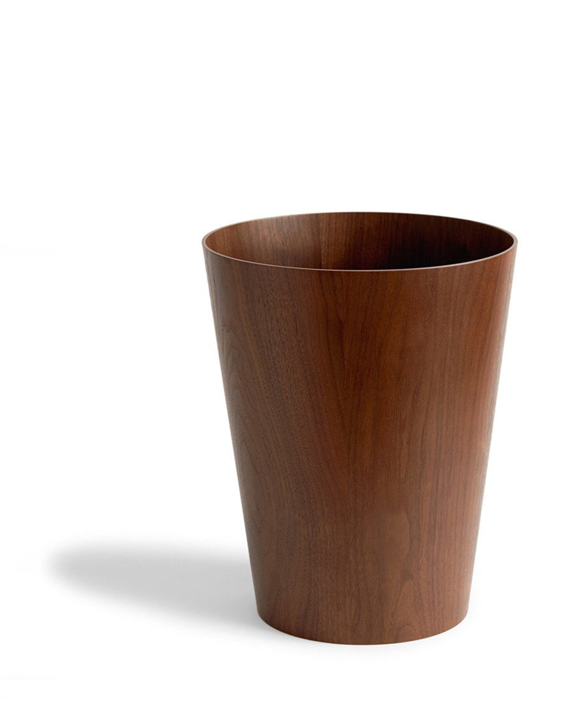 Paper Waste Basket - Walnut
