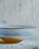 Glass Bowl - Blue and Yellow