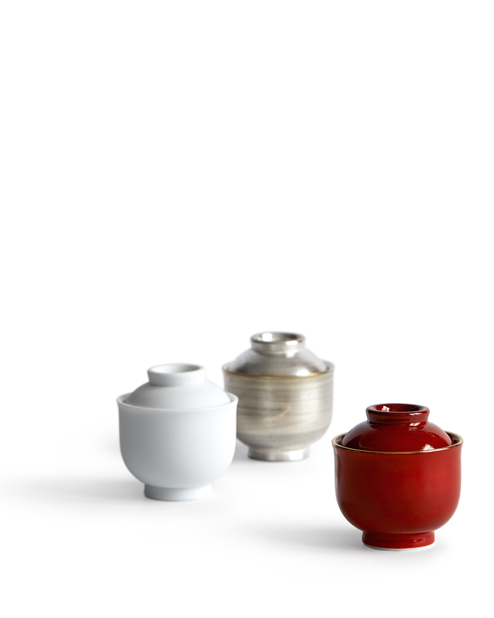 Mini Lidded Container - Silver