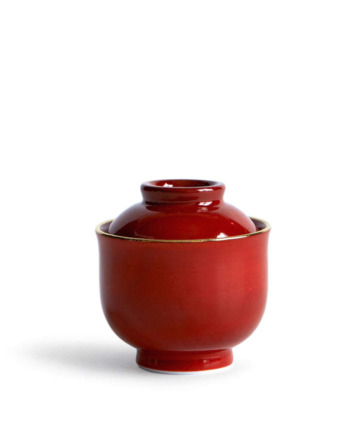 Mini Lidded Container - Red
